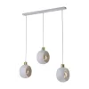 Подвесной светильник в стиле скандинавский CYKLOP WHITE TK Lighting в кухню, спальню в цвете белый