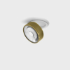 SOL IN, D95mm, H33mm, LED 14W 3000K, белый/латунь (01.9533.14.930.WH + SOL RING GRAIN BRASS)