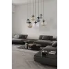 Подвесной светильник в стиле хай-тек ESME MIX 7 Павук TK Lighting в гостиную, спальню в цвете черный