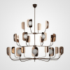 Люстра на штанге Chandeliers LEAF D140 светодиодная  в зал