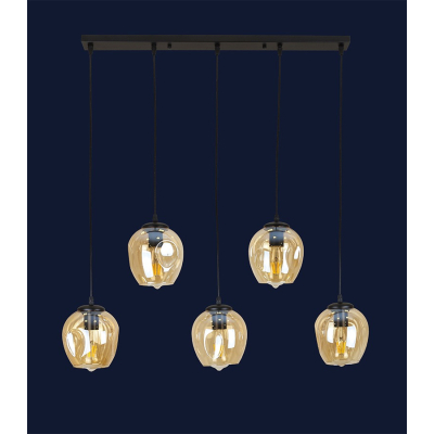 Люстра Levistella 756PR0231F-5 (700) чорна