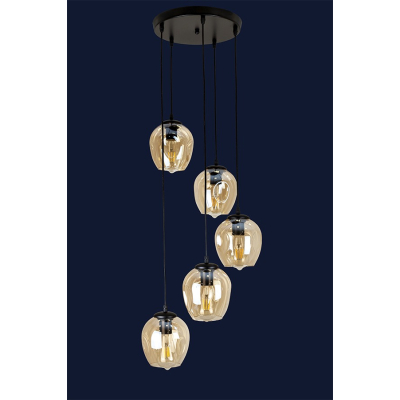 Люстра Levistella 756PR0231F-5 (300) чорна