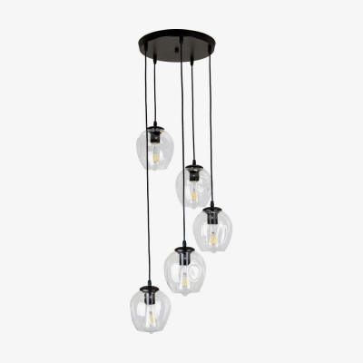 Люстра Levistella 756PR0231F-5 (300) чорна
