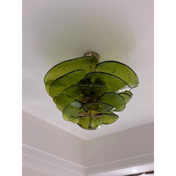 Люстра MURANO Green Lotus Petals 043