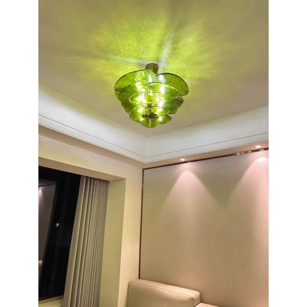 Люстра MURANO Green Lotus Petals 043