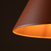Підвісний світильник TK Lighting Cono 1 L теракотовий 10065