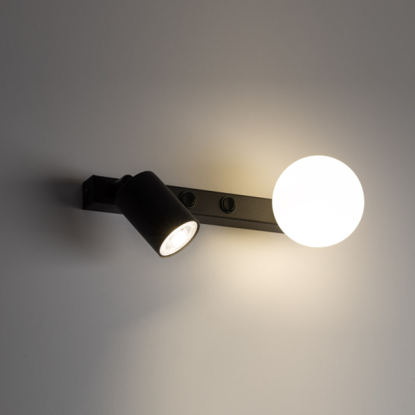 Бра TK Lighting Vox 2 чорне 10148