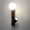 Бра TK Lighting Vox 2 Зарядка Usb чорне 10152