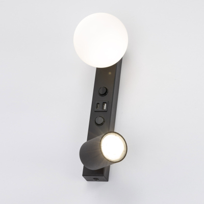 Бра TK Lighting Vox 2 Зарядка Usb черное 10152