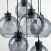 Підвісний світильник TK Lighting Cubus 7 Kolo графітова 10207