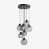 Підвісний світильник TK Lighting Cubus 7 Kolo графітова 10207