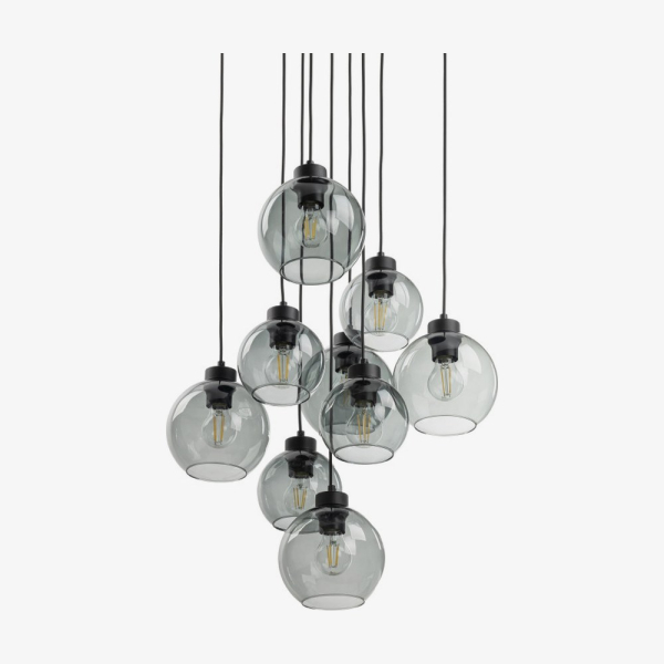 Подвесной светильник TK Lighting Cubus 9 графитовая 10208