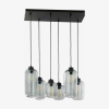 Люстра TK Lighting Marco 6 Графіт чорна 1027