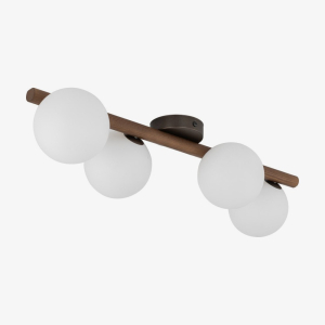 Стельовий світильник TK Lighting Estera 4 дерев'яний 10270