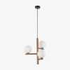 Люстра TK Lighting Estera 3 деревянная 10271
