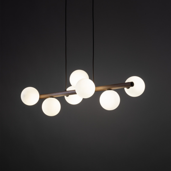 Люстра TK Lighting Estera 7 дерев'яна 10272