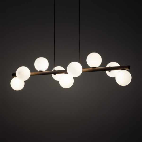Люстра TK Lighting Estera 9 дерев'яна 10273