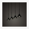Люстра TK Lighting Cono Mini 4 чорна 10305