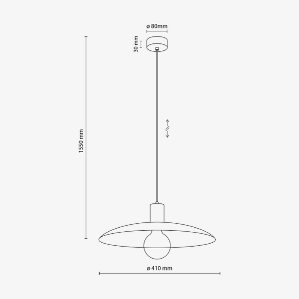 Підвісний світильник TK Lighting Astra Peapod зелений 10713