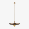 Підвісний світильник TK Lighting Sila 400 бежево-коричневий 10758