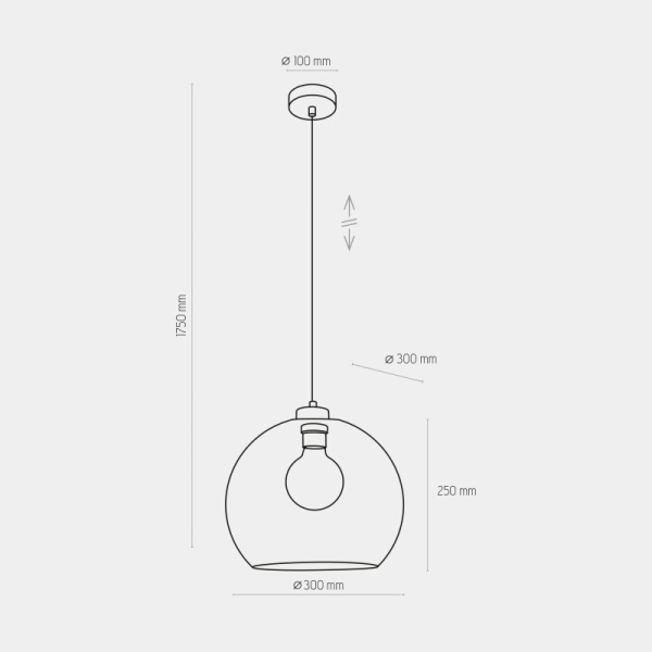 Подвесной светильник TK Lighting Cubus черный 2076