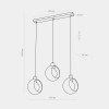 Подвесной светильник TK Lighting Cyklop белая 2743
