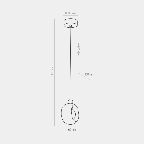 Подвесной светильник TK Lighting Cyklop черный 2751