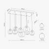 Подвесной светильник TK Lighting Cubus черная 2834
