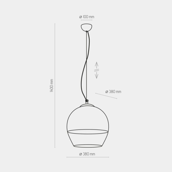 Підвісний світильник TK Lighting Boulette - До Вичерпання хромований 3343