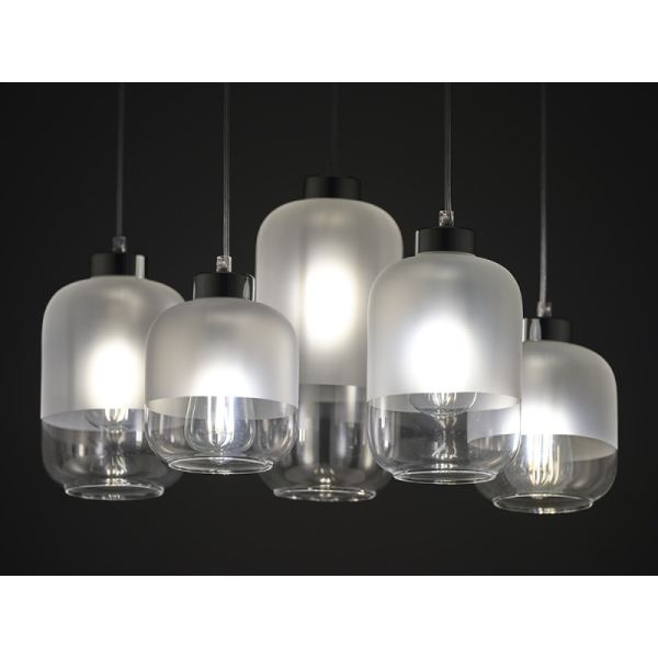 Люстра TK Lighting Marco сріблиста 3359