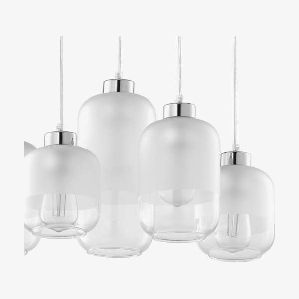Люстра TK Lighting Marco сріблиста 3359