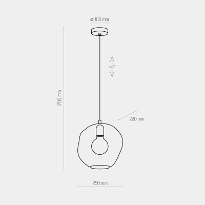 Подвесной светильник TK Lighting Sol черный 3369