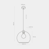 Підвісний світильник TK Lighting Cubus графітовий 4292