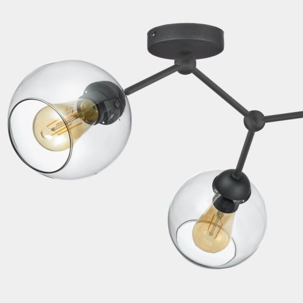 Люстра TK Lighting Fairy 3 чорний 4372