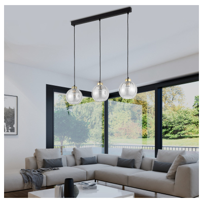 Підвісний світильник TK Lighting Devi 3 прозора 4580