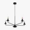 Люстра TK Lighting Limal 5 черная 4612