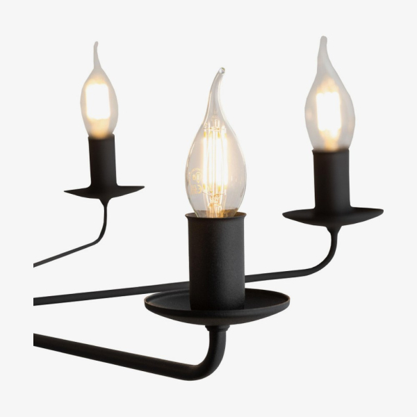 Люстра TK Lighting Limal 5 черная 4612