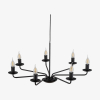 Люстра TK Lighting Limal 7 черная 4613