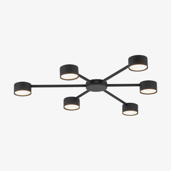 Точечный светильник TK Lighting Avia 6 черный 4692