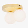 Потолочный светильник TK Lighting Bianca 2 золотой 4696