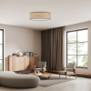 Стельовий світильник TK Lighting Liberia Потолочний 600 білий 4729