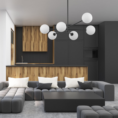 Люстра TK Lighting Sarius 6 черный 4732
