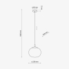 Подвесной светильник TK Lighting Vibe 1 250 белый 4759