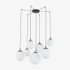 Подвесной светильник TK Lighting Esme 7 Павук белая 4794