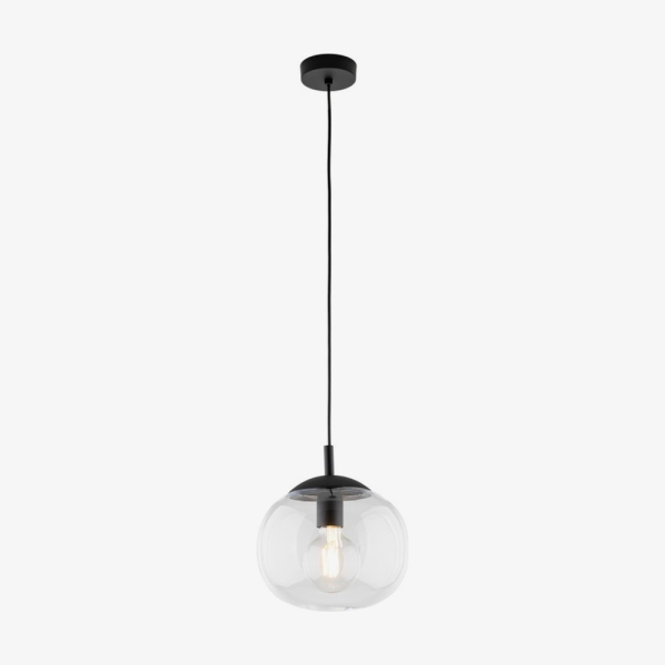 Підвісний світильник TK Lighting Vibe Transparent 1 250 чорний 4816