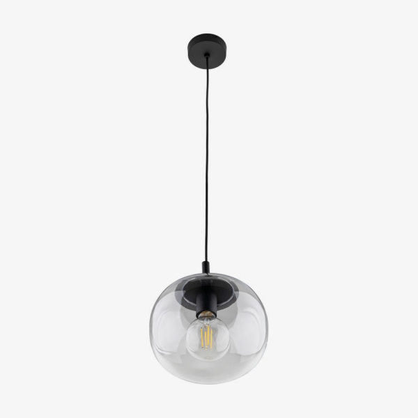 Підвісний світильник TK Lighting Vibe Transparent 1 350 чорний 4818