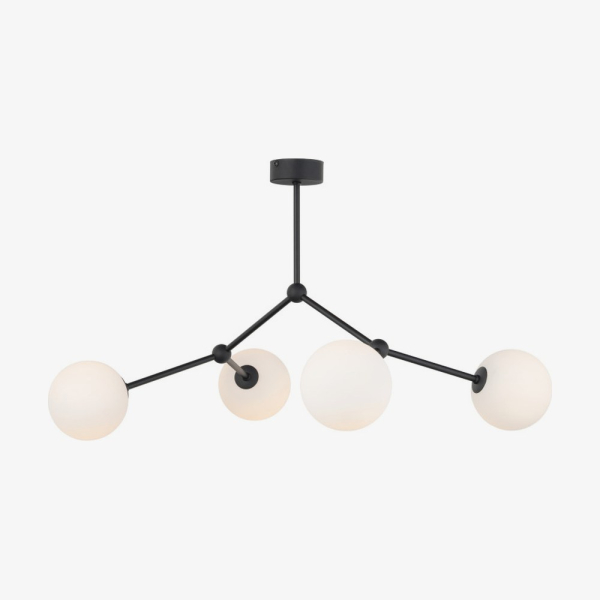 Люстра TK Lighting Fairy 4 чорний 4855
