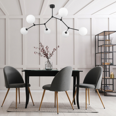 Люстра TK Lighting Fairy 6 черный 4856