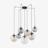 Підвісний світильник TK Lighting Esme Mix 7 Павук чорна 4863