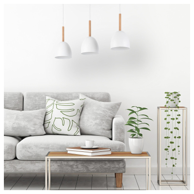 Люстра TK Lighting Nord 3 біла 4869